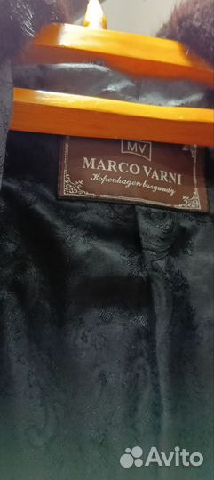 Шуба норковая с капюшоном 44