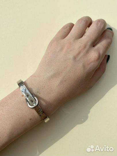 Винтажный браслет с застежкой ремень