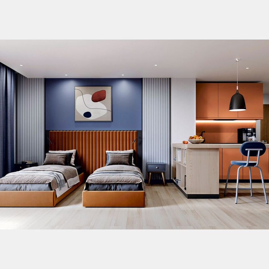 Апартаменты-студия, 28,1 м², 6/14 эт.