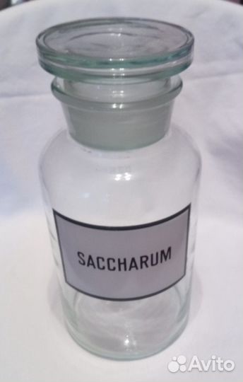 Банки с притертой пробкой, стекло