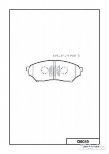 Kashiyama D6089 колодки тормозные прдн. /kashiyama