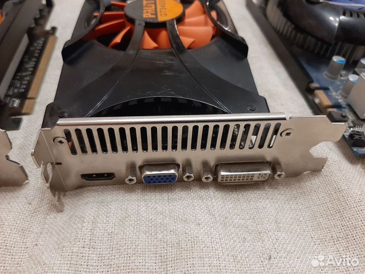 Видеокарты б/у разные (Nvidia, 2Gb - 512Mb)