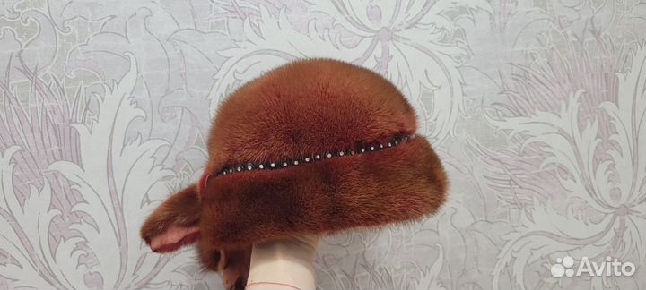 Шапка женская из песца