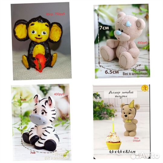 Силиконовые молды пищевые