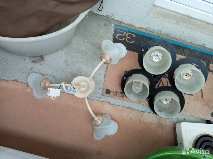 Люстра потолочная бу