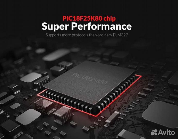 Сканер OBD2 ELM327 v1.5 2 платы, новый чип, Wi-Fi