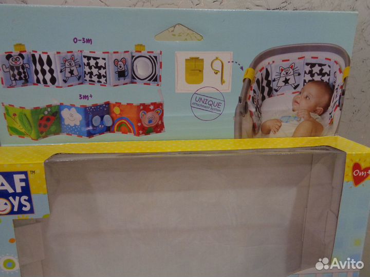 Развивающая книжка-игрушка с клипсами Taf Toys