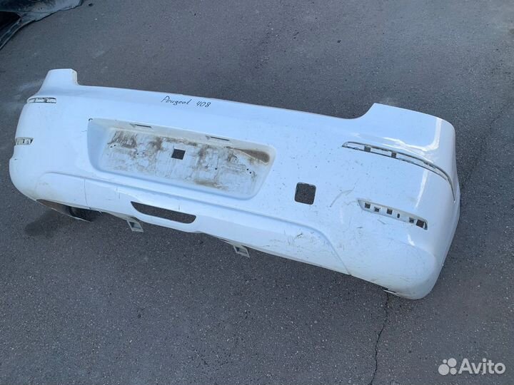 Бампер задний Peugeot 408