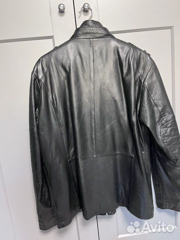 Кожаная куртка мужская 54 новая