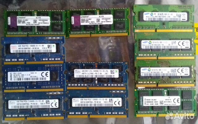 Оперативная память sodimm ddr3 для ноутбука