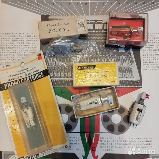 Головки звукоснимателя (пьезо). Моно и стерео