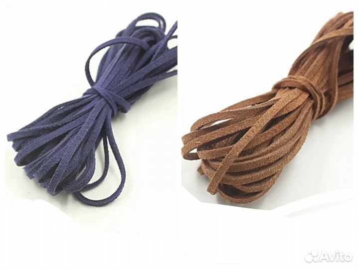 Шнур кожа (искусственная замша) 5 м