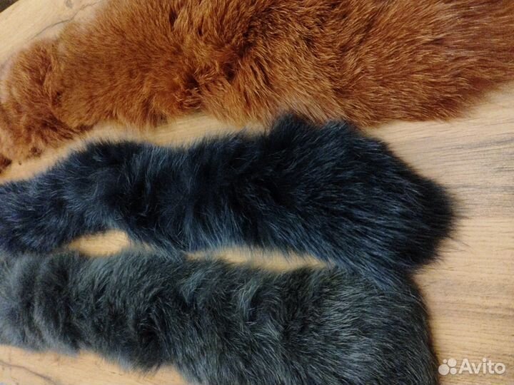 Меховой воротник песец