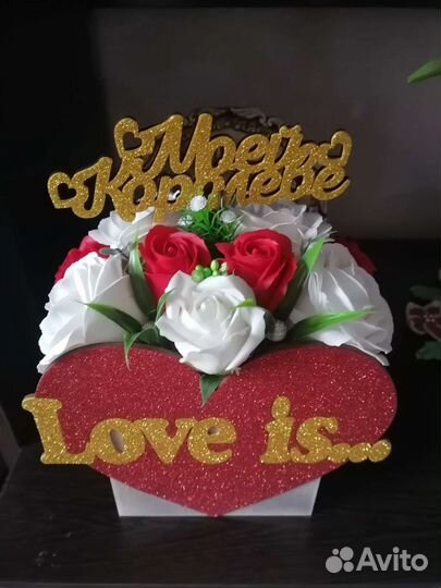 Букеты цветы из мыла