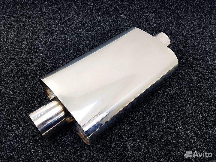 Универсальный глушитель 76мм резонатор