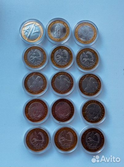 10рублей биметалл