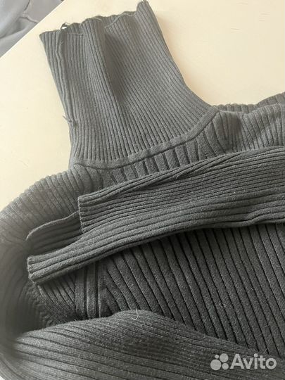 Платье лапша с разрезом