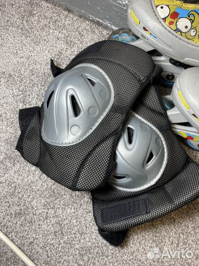 Роликовые коньки детские раздвижные