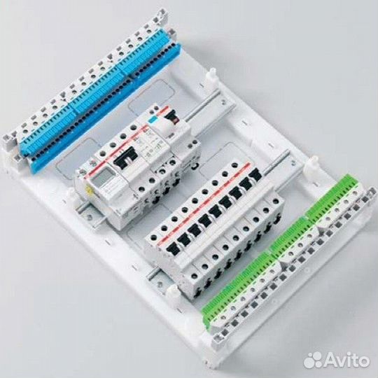 Клеммник самозажимной ABB PE 5x4+1x25мм ZK51G