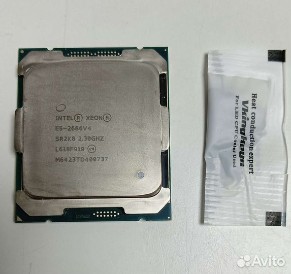 Процессор xeon E5 2686 V4, LGA2011-3