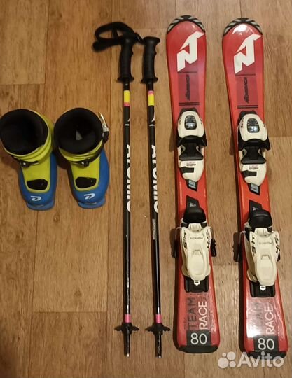 Горные лыжи детские 80