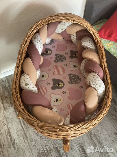 Люлька колыбель плетеная