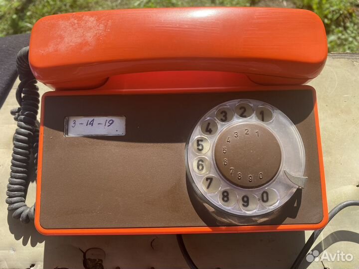 Телефон дисковый Tesla Stropkov 1986 чехословакия