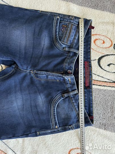 Джинсы утепленные мужские 52