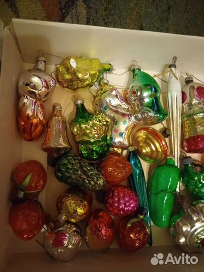 Елочные игрушки СССР 50-70 гг