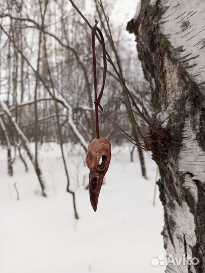 Череп птицы, оберег талисман