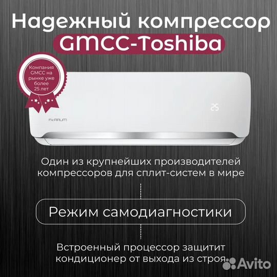 Сплит-система Ферум 25м²