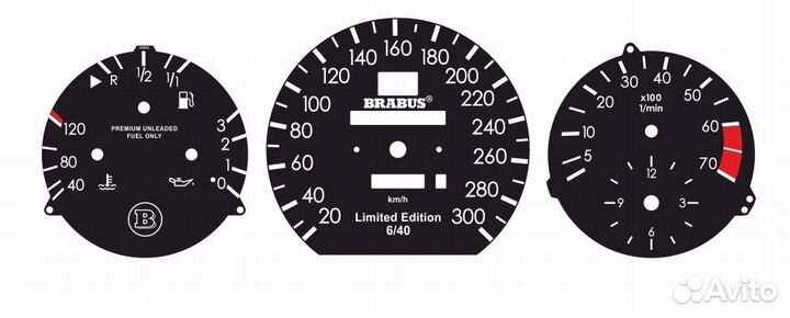 Тюнинг Шкалы на панель приборов Mercedes-Benz