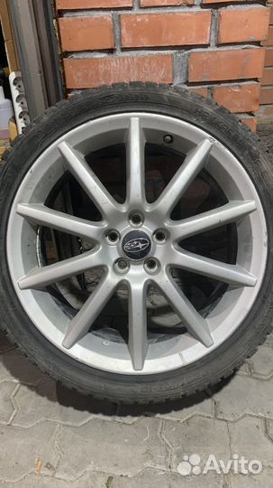 Литые диски r18 5x100 С зимней резиной