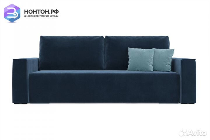 Диван еврокнижка Манхэттен темно-синий