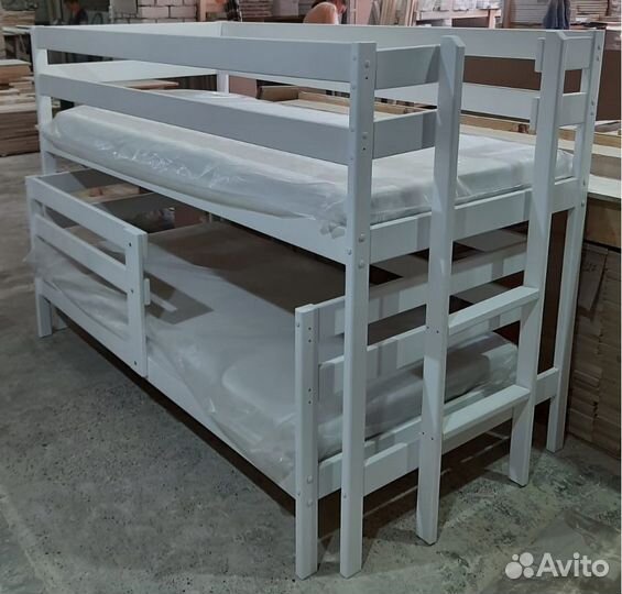 Подростковая кровать Софа двухъярусная с лестницей