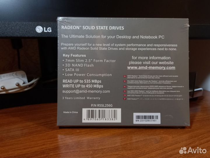 Ssd диск Ssd AMD Radeon 256 гб