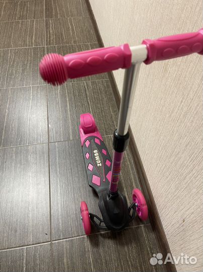 Самокат трехколесный складной