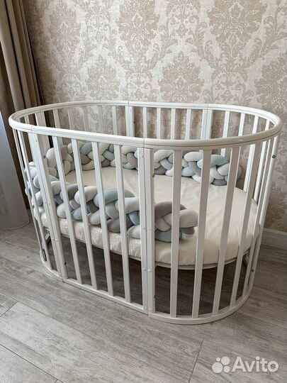 Детская кровать овальная Incanto 8в1