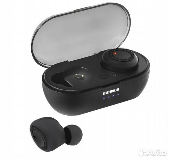 Беспроводные TWS наушники Telefunken +Бокс зарядки