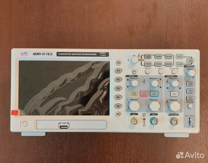 Осциллограф акип-4116/3: 200Мгц 2 канала Новый
