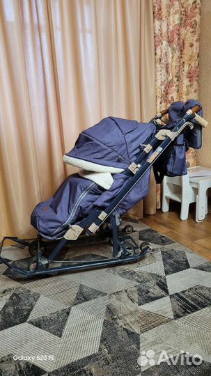 Детские санки коляска ника 7 8