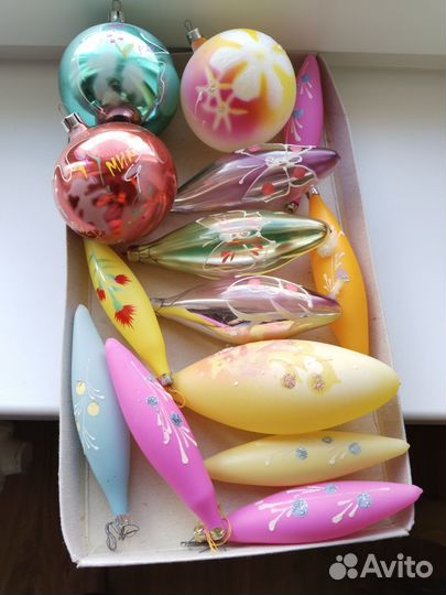 Елочные игрушки СССР