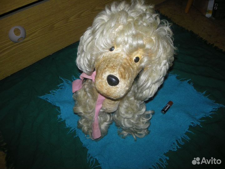 Собака мягкая игрушка СССР собачка плюшевая самовы