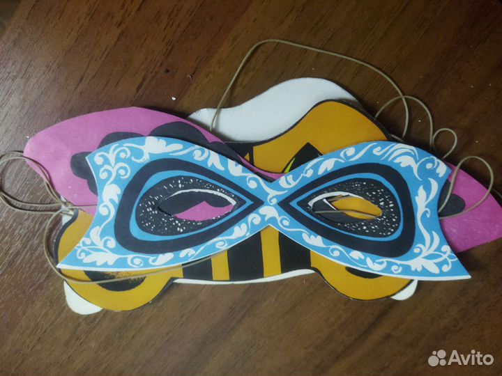 Советский набор новогодних полумасок, СССР