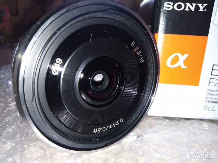Фото объектив sony