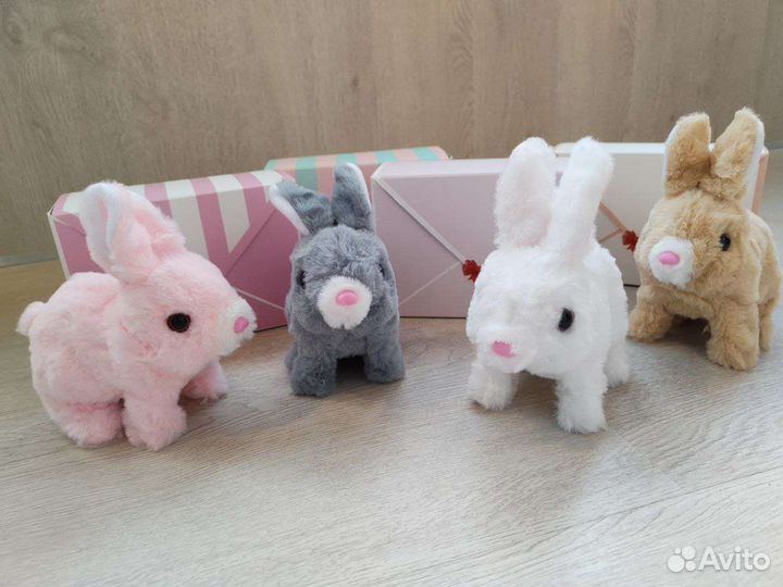 Интерактивная игрушка Кролик повторюшка Хомячок