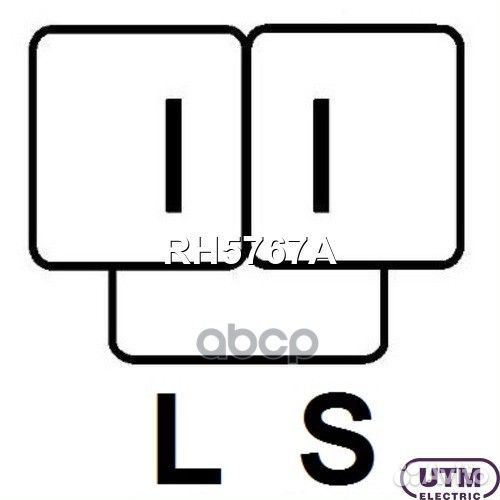 Регулятор генератора + щеткодержатель RH5767A Utm