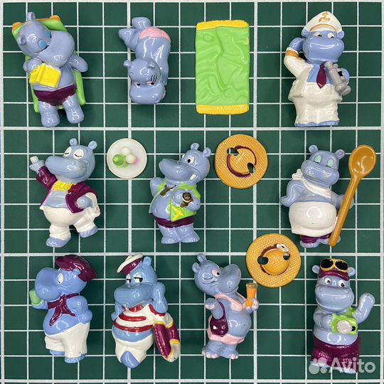 Киндер серия Бегемоты на каникулах (палубные)