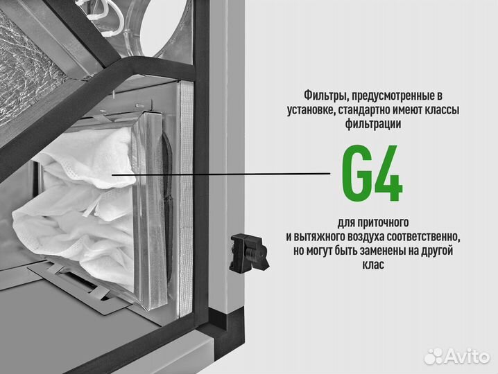 Установка вентиляционная приточно-вытяжная