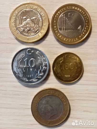 Монеты Турции